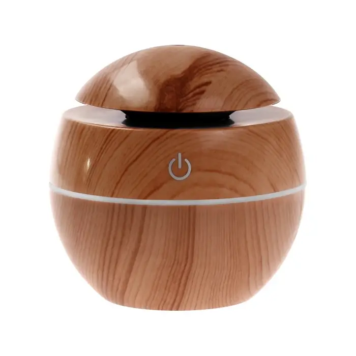 Увлажнитель воздуха HM-11, ультразвуковой 200 мл, подсветка, светлое дерево