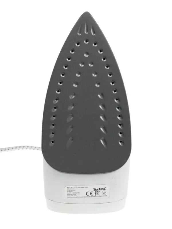 Утюг TEFAL Virtuo FV1711E0, 1800Вт, 200мл, 20г/мин, 1.9м, отпариватель,нержавеющая сталь