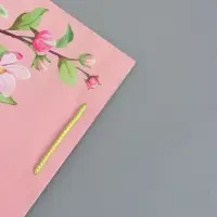 Пакет подарочный "Нежный комплимент" ламинированный 26 х 12 х 32 см