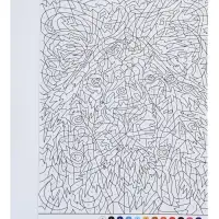 Раскраска "Коты и кошки" Цветовой код. Раскрась по номерам. 32 стр.