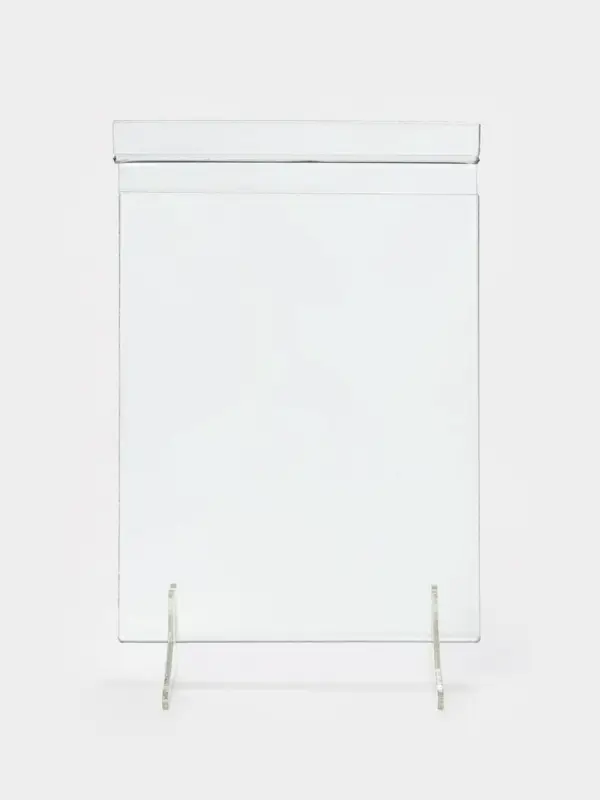 Ценникодержатель в эконом-панель, откидной, 10&times;13.5 см, прозрачный