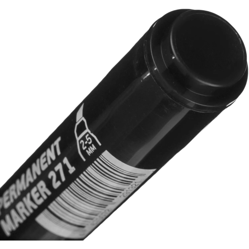 Маркер перманентный Attache Selection 271 черный 2-5мм скош. наконечник