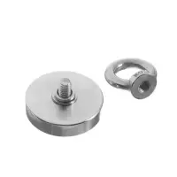 Магнит неодимовый Cartage с петлёй для авто, d=48 мм, сцепление 35 кг