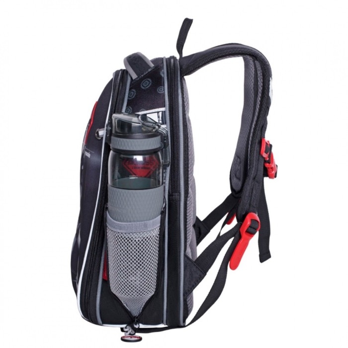 Рюкзак каркасный 35 х 26 х 14 см, Across 490, наполнение: мешок, серый 23-490-5 Рюкзак каркасный 35 х 26 х 14 см, Across 490, наполнение: мешок, серый 23-490-5