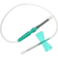 Игла-бабочка д/вз.вен.кр 0,8х20 мм (21Gx3/4) д/м 190 мм KOMETALINE 100шт/уп