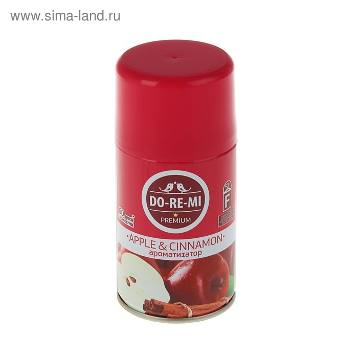 Сменный блок освежитель воздуха До-Ре-Ми Премиум Сменный блок освежитель воздуха До-Ре-Ми Премиум "Яблоко и корица", 250 мл
