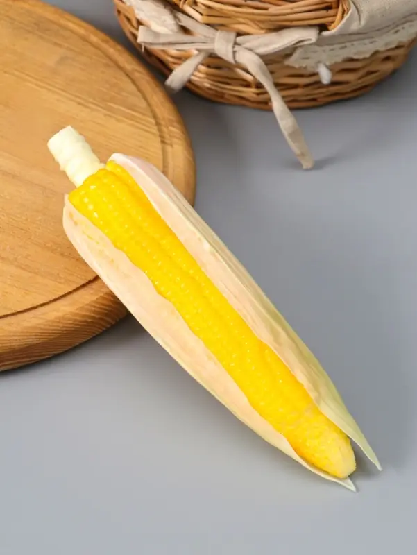 Муляж "Кукуруза в початке" 21х5,5 см, жёлтый