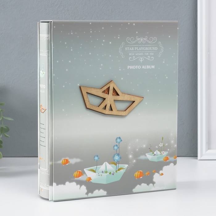 Фотоальбом на 200 фото 10х15 см Фотоальбом на 200 фото 10х15 см "Волшебные сны" в коробке МИКС 5,2х20,6х26,6 см