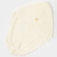 Чалма для сауны/душа с пуговкой микрофибра, цвет белый