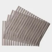 Салфетки сервировочные на стол на стол Magistro, 4 шт., 30&times;45 см, коричневые