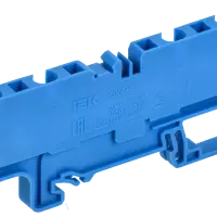 ARMAFIX Клемма пружинная CX4-4 BU 4мм2 четырехконтактная синяя IEK
