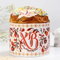 Форма ободок для кулича &laquo;Орнамент&raquo; на пасху, 32.2&times;9 см