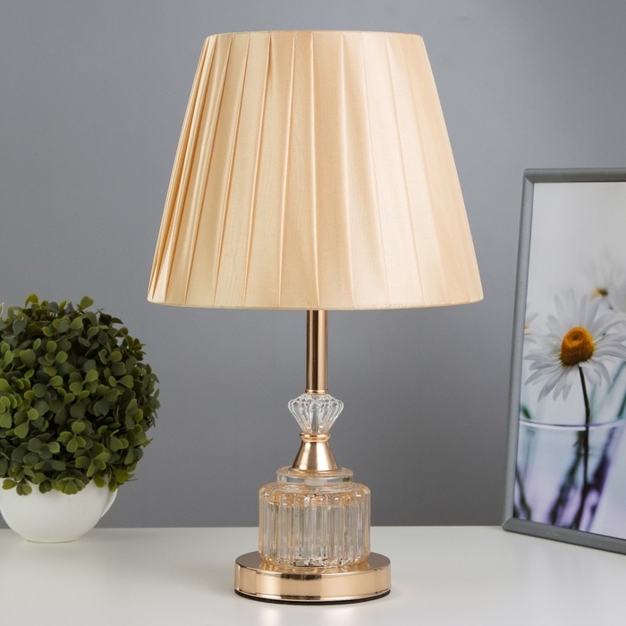 Настольная лампа с подсветкой 16885/1 Е27 40Вт золото 22х22х40 см Настольная лампа с подсветкой 16885/1 Е27 40Вт золото 22х22х40 см