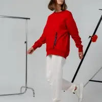 Свитшот унисекс Kosmos 2.0, красный, размер XL/ XXL