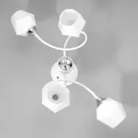 Светильник потолочный BayerLux &laquo;Миссури&raquo;, люстра 4хЕ27, 40 Вт, белый, 71&times;36&times;29 см