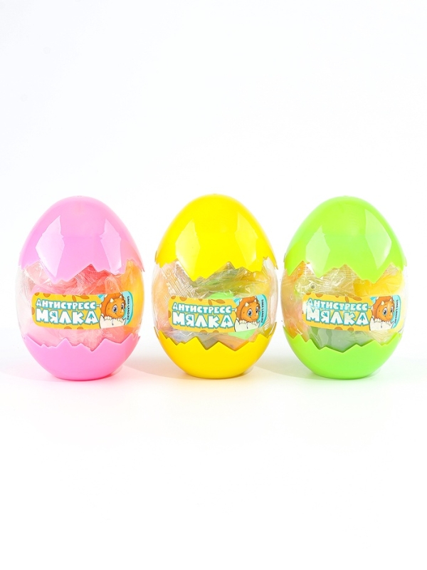 Антистресс сквиш мялка «Дино», в яйце, цвета МИКС Антистресс сквиш мялка «Дино», в яйце, цвета МИКС