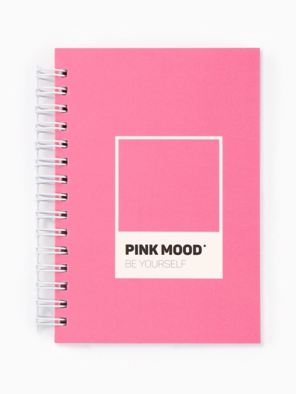 Записная книжка А6, 100 листов, в клетку  Записная книжка А6, 100 листов, в клетку "Розовый"