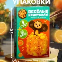 Набор для опытов &laquo;Веселые кристаллы&raquo;, Чебурашка