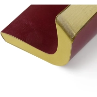 Ежедневник недатированный А5 MEGAPOLIS NEBRASKA FLEX борд/зол.обр 3-692/01