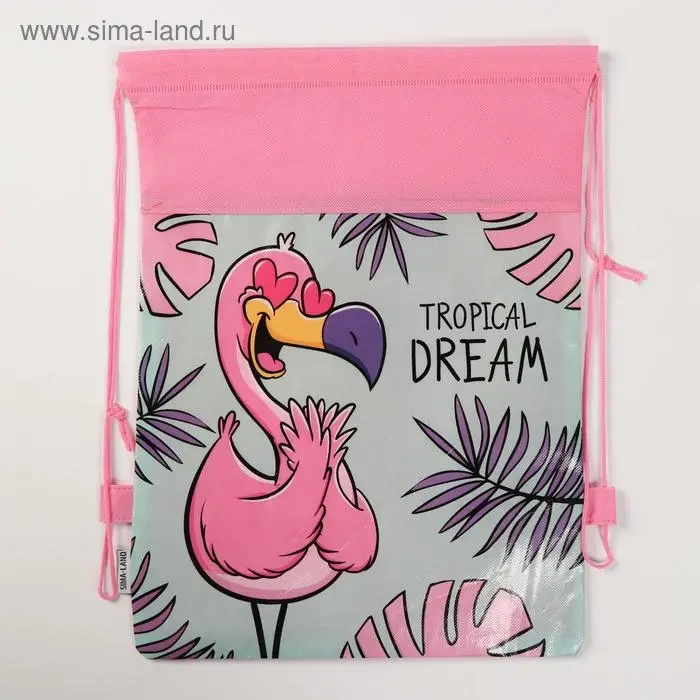 Мешок для обуви, Tropical dream, (нетканый материал) 41&times;30 см