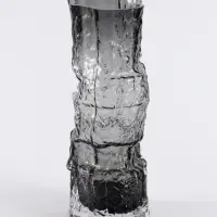 Ваза «Гоэтано», 30×13 см, стекло, чёрная