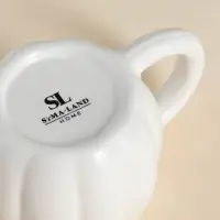 Кружка SL Home &laquo;Осенний бриз&raquo;, 420 мл, доломит, белая