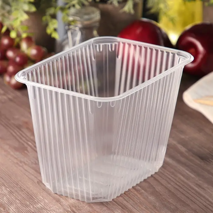 Контейнер одноразовый «Юпласт», пластик, 2 л, 18.6×13.2×13 см, прозрачный
