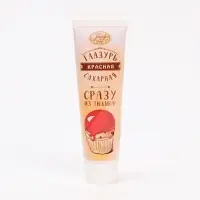 Помадка сахарная красная, 120 г