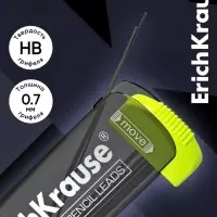 Набор грифелей для механических карандашей ErichKrause. Megapolis Concept, 20 штук, узел 0.7 мм, НВ