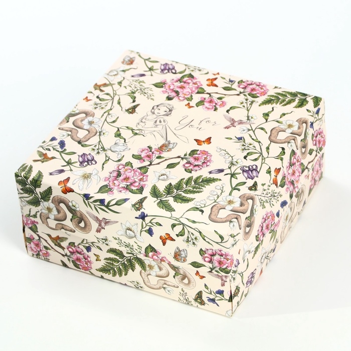 Подарочная коробка складная с 3Д For you, Принцессы, 15х15х7 см Подарочная коробка складная с 3Д For you, Принцессы, 15х15х7 см