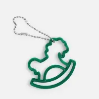 Подвеска «Лошадка-качалка», 3D-печать, зеленая Подвеска «Лошадка-качалка», 3D-печать, зеленая