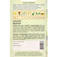 Семена Кабачок "Белуха" 6 шт Семена Кабачок "Белуха" 6 шт