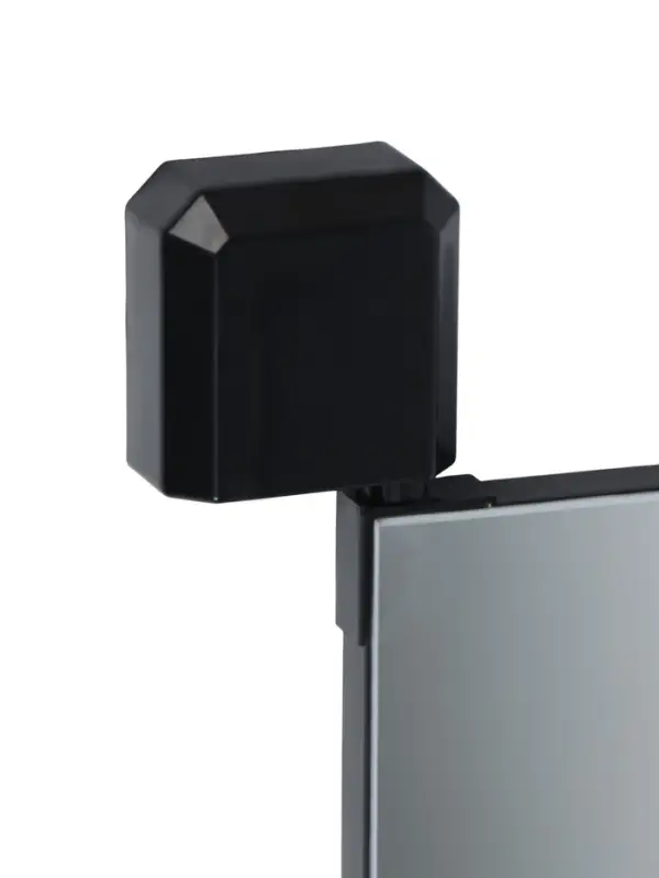 Зеркало интерьерное поворотное &laquo;Клик Мебель&raquo;, на дверцу, на стену, 90&times;30 см, цвет чёрный