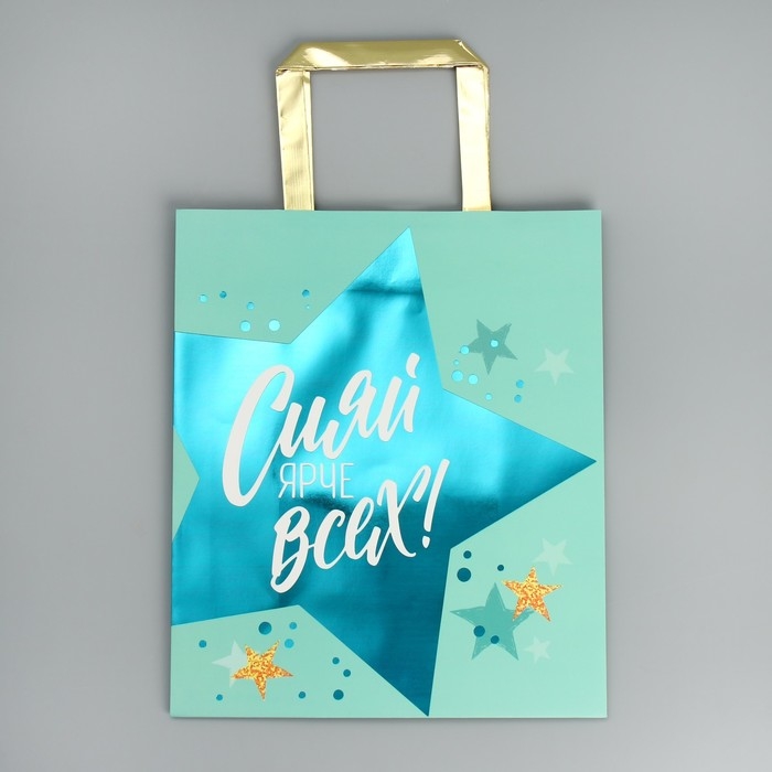 Упаковка, пакет подарочный, «Сияй», ML 23 х 27 х 11.5 см Упаковка, пакет подарочный, «Сияй», ML 23 х 27 х 11.5 см