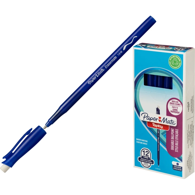 Ручка шариковая PAPER MATE 2109256/ S0190823 стир.Replay син,лин.0,8,шар1,0