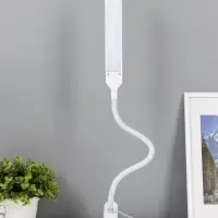 Настольная лампа RISALUX &laquo;Семи&raquo;, LED 5 Вт, 6000К, 7.5&times;10.5&times;65 см, белый