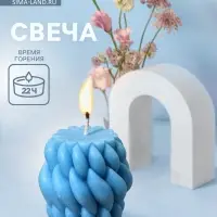 Свеча фигурная &laquo;Капли&raquo; 6&times;6&times;6 см, соевый воск, 6&times;6&times;6 см, МИКС