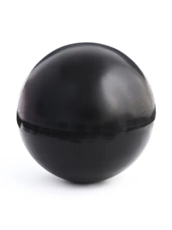 Игрушка Игрушка "Цельнорезиновый мяч", 8 см, черный