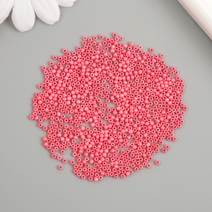 Бисер стекло 12/0  Бисер стекло 12/0 "Розовый телесный" ровный №685 450 гр