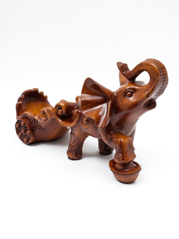 Подставка для бутылки  Подставка для бутылки "Слон" под дерево, 34х13х20см