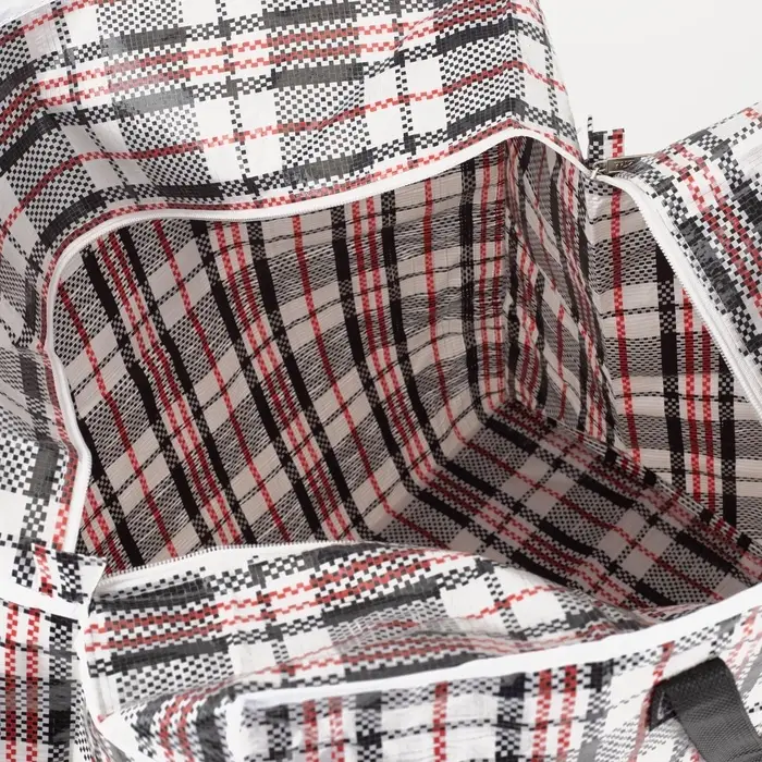 Сумка хозяйственная TUZ на молнии, 74 л, 53&times;29&times;48 см, белая