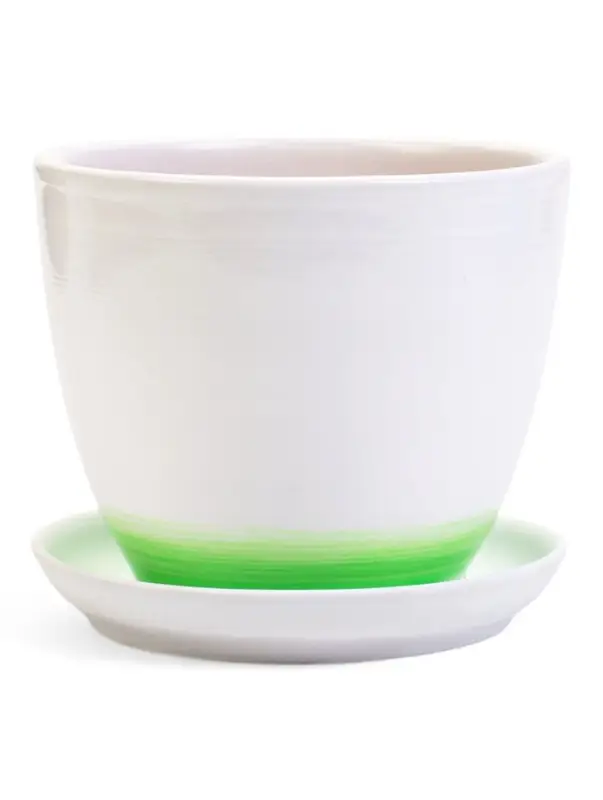 Горшок цветочный поддоном 1 л, керамика, Азия (М) Горшок цветочный поддоном 1 л, керамика, Азия (М)