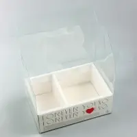 Коробка с PVC для цветов и десертов 26&times;18&times;30 см, любовь