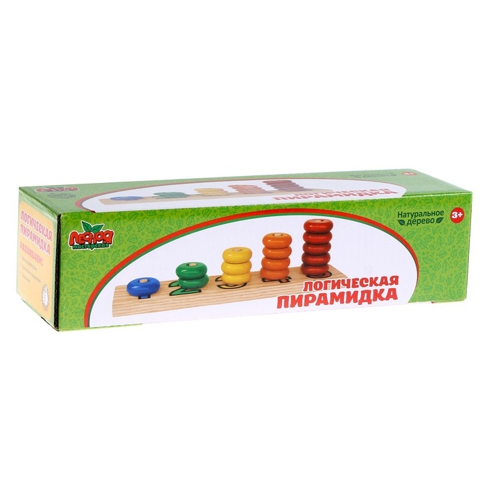 Пирамидка логическая  Пирамидка логическая "Учимся считать" с цифрами