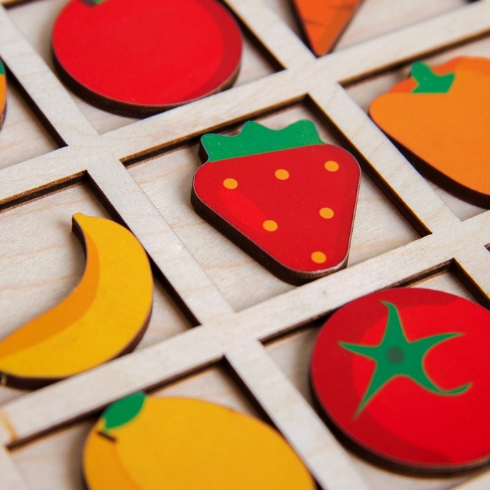 Головоломка. Сортер составной «Фрукты и овощи» Головоломка. Сортер составной «Фрукты и овощи»