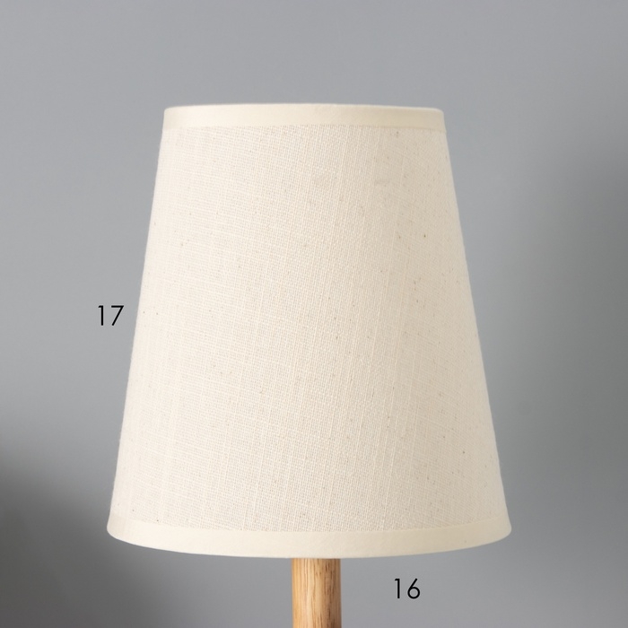 Светильник настольный Светильник настольный "Индия" 1х40Вт Е27 береза 16,5х16,5х35см