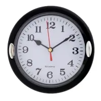 Часы настенные интерьерные &laquo;Джесика&raquo;, d=15 см, циферблат d=13 см, чёрные