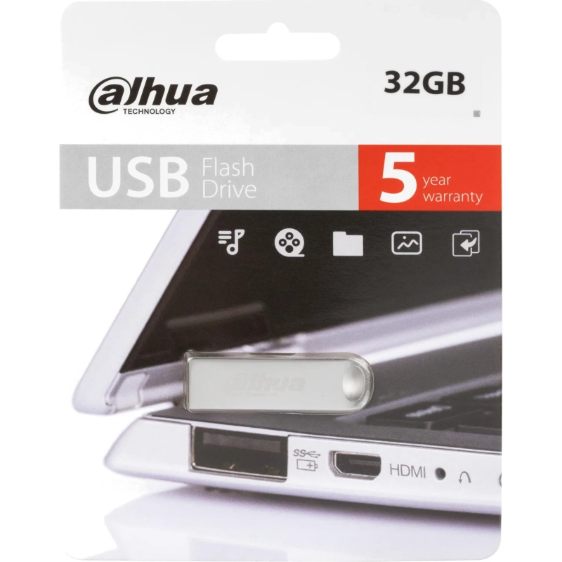 Флеш-память Dahua 32 Гб, USB2.0 DHI-USB-U106-20-32GB