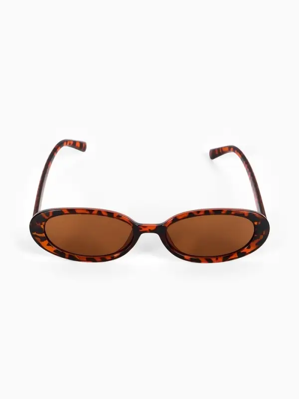 Очки солнцезащитные женские &laquo;OneSun. Леопардовый принт&raquo;, uv 380, дужка 13.6 см, ширина 14.3 см, линза 5.3&times;3 см