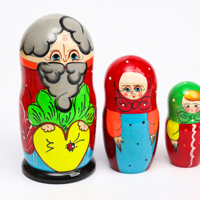 Матрёшка-сказка «Репка», 5 в 1 Матрёшка-сказка «Репка», 5 в 1